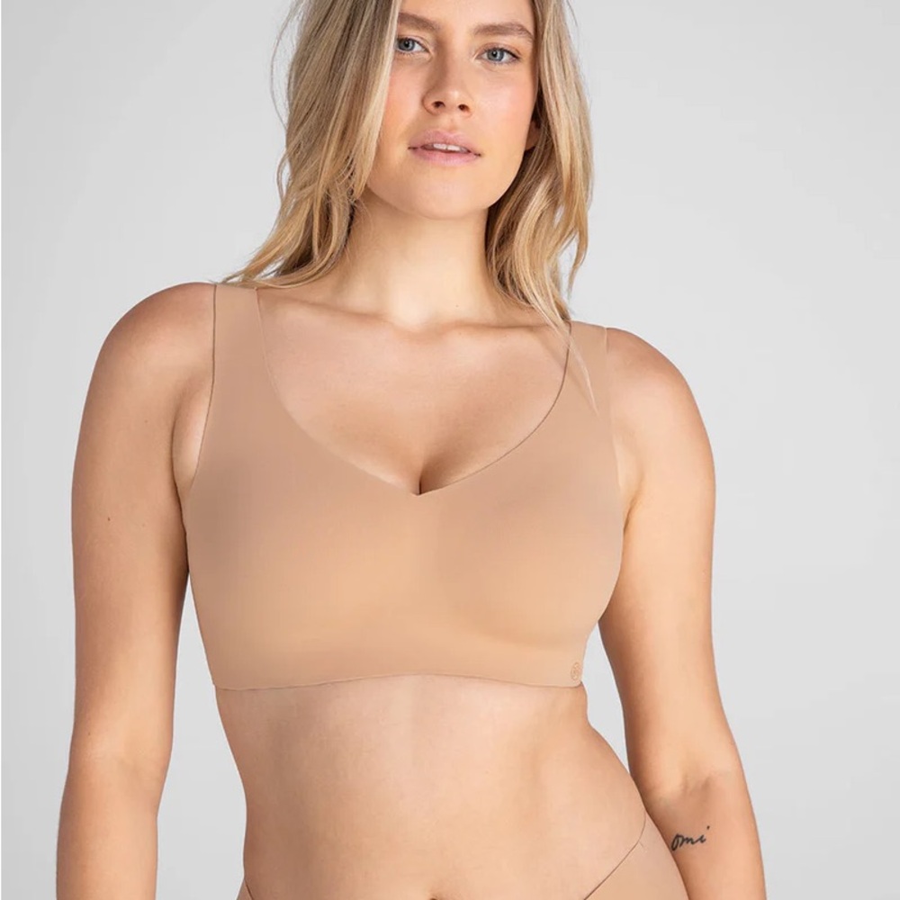 Honeylove SoftForm Bra, tan, size L